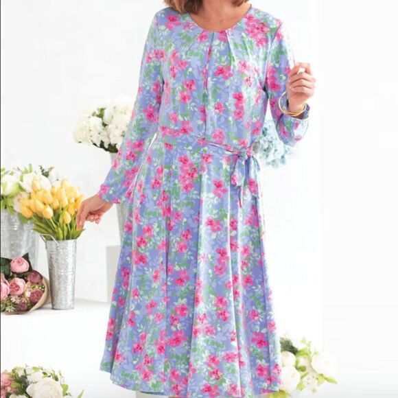 Appleseed's Dresses & Skirts - Appleseed's Limited Edition Watercolor Floral Dress Size1X